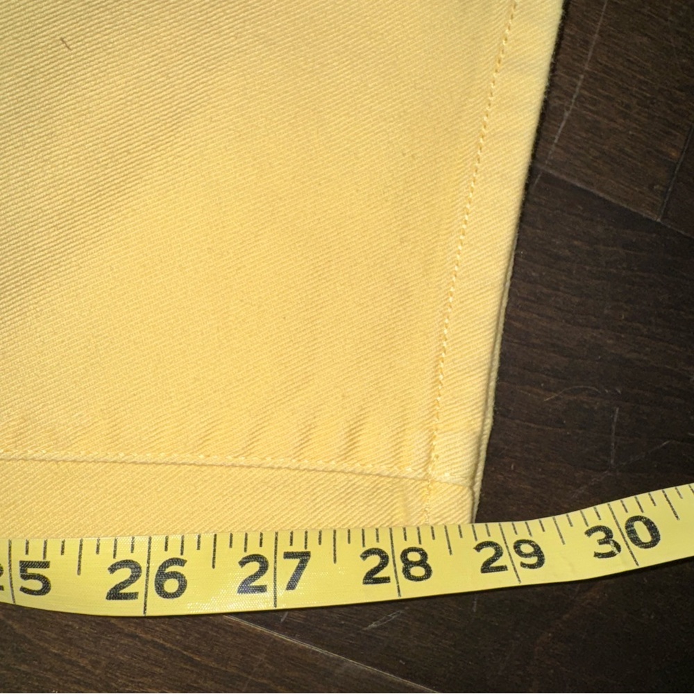 Talbots size 4 Yellow Slim Ankle Jeans - Picture 7 of 8